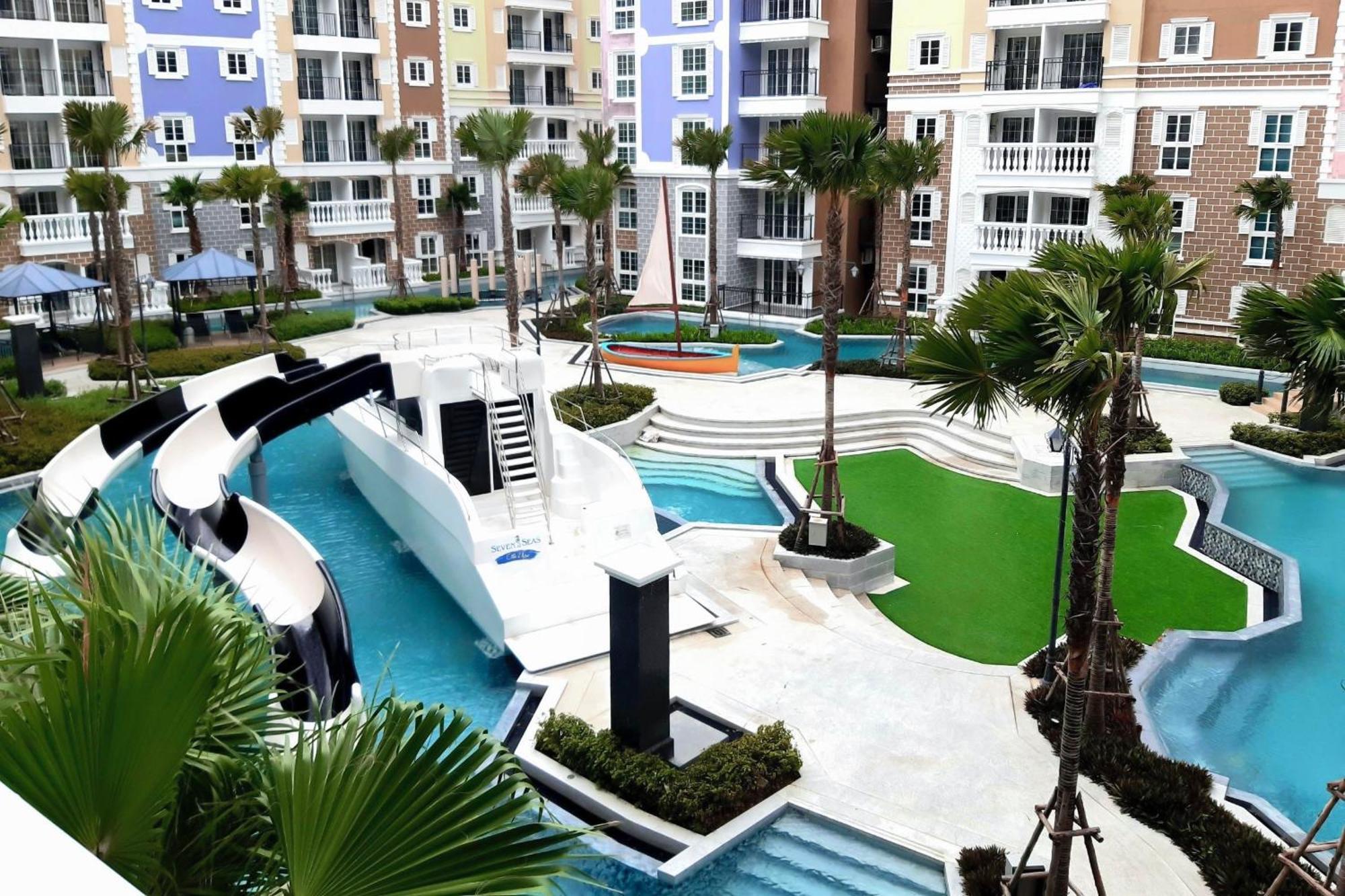 Апартаменти Seven Seas Cote D'Azur Jomtien Pattaya Amazing Pool Наджомтьєн Екстер'єр фото